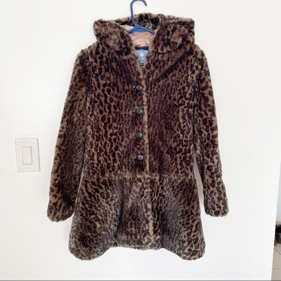 Free People Animal Print About Town Faux Fur Coat - Picture 4 of 7